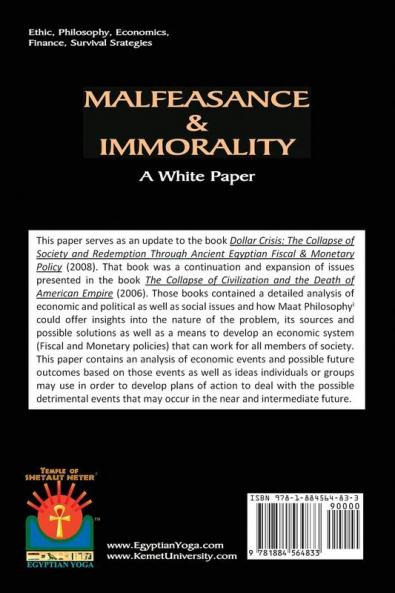 MALFEASANCE & IMMORALITY