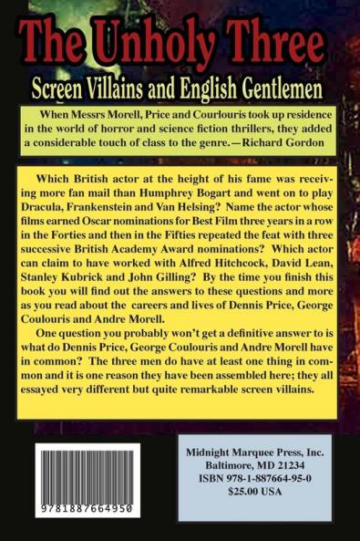 The Unholy Three: Screen Villains and English Gentlemen