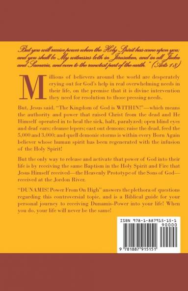 Dunamis! Power from on High!