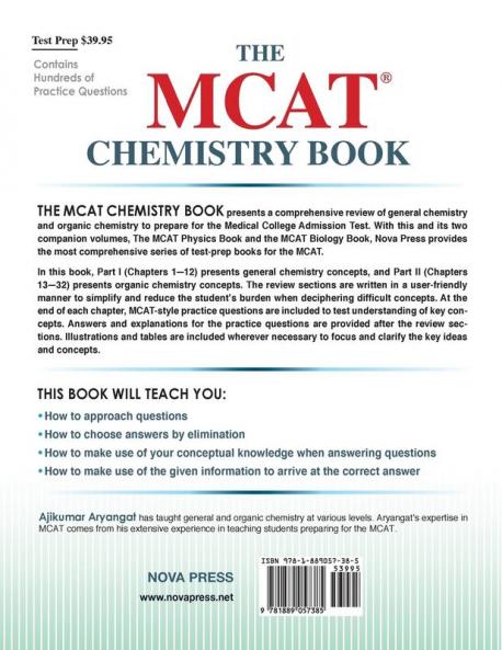 The MCAT Chemistry Book