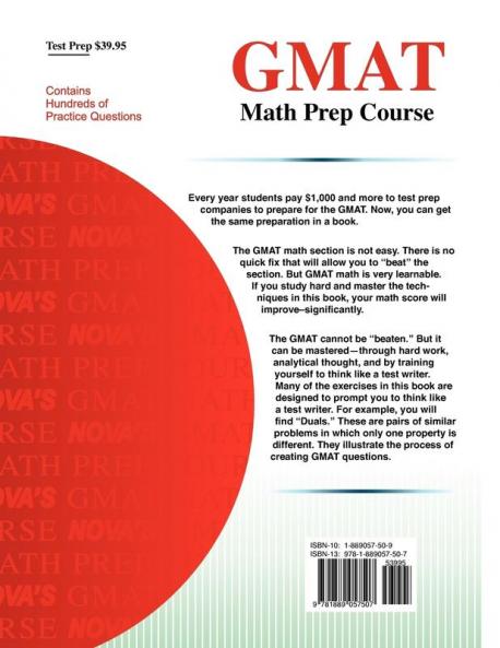 GMAT Math Prep Course