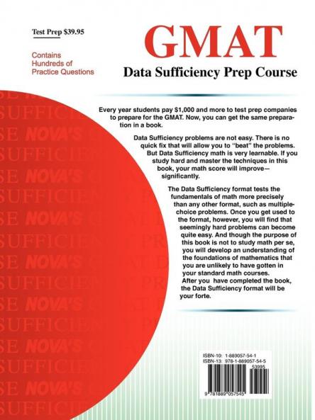 GMAT Data Sufficiency Prep Course