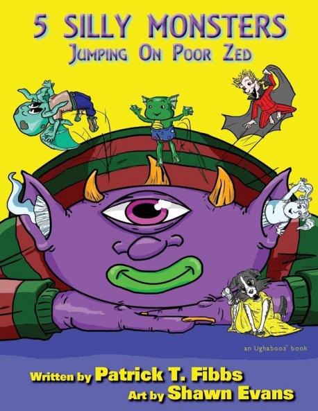 5 Silly Monsters Jumping On Poor Zed