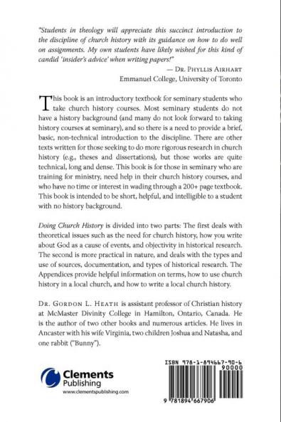 Doing Church History