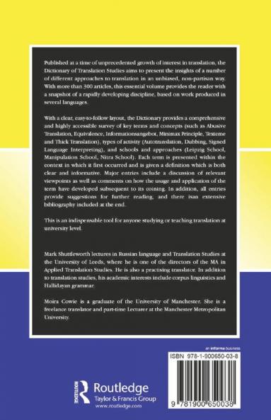 Dictionary of Translation Studies