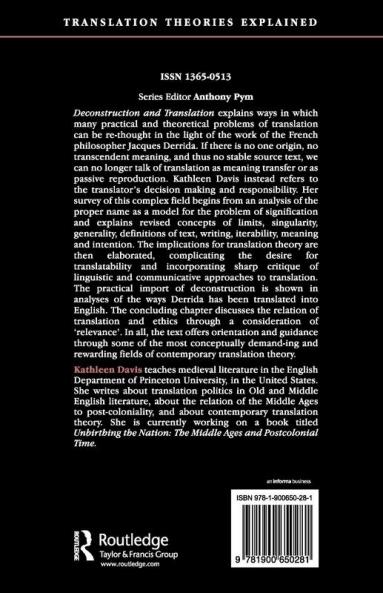 Deconstruction and Translation