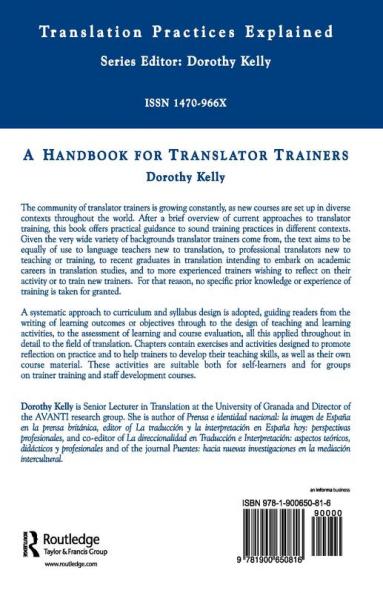 Handbook for Translator Trainers