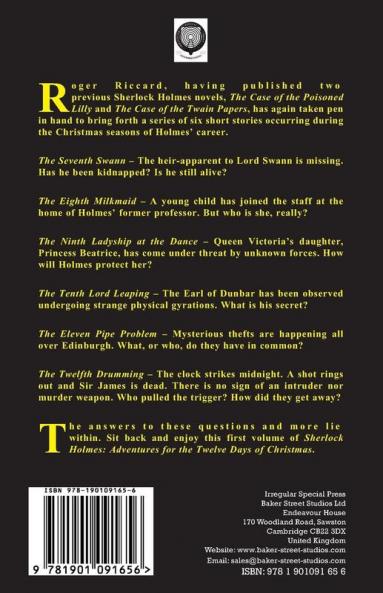 Sherlock Holmes 12 Days of Christmas (1 of 2): Adventures for the Twelve Days of Christmas