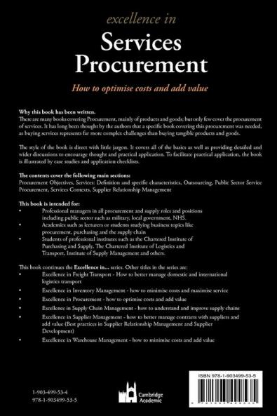 Excellence in Services Procurement