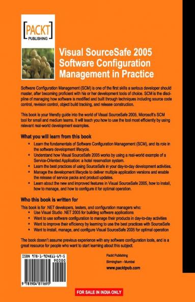 Visual SourceSafe 2005 Software Configuration Management in Practice