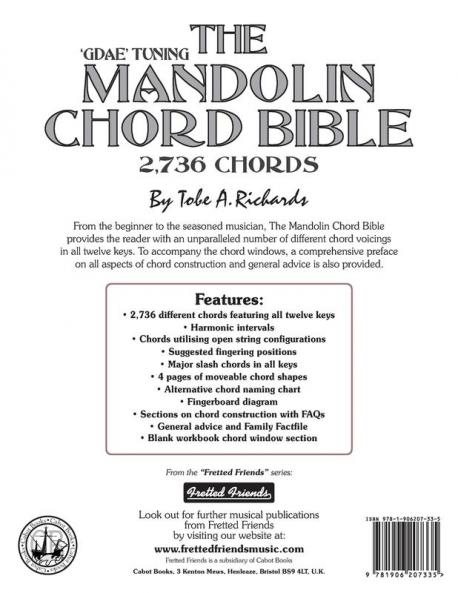 The Mandolin Chord Bible: GDAE Standard Tuning 2736 Chords