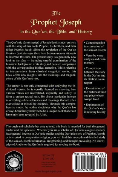 The Prophet Joseph in the Qur'an the Bible and History