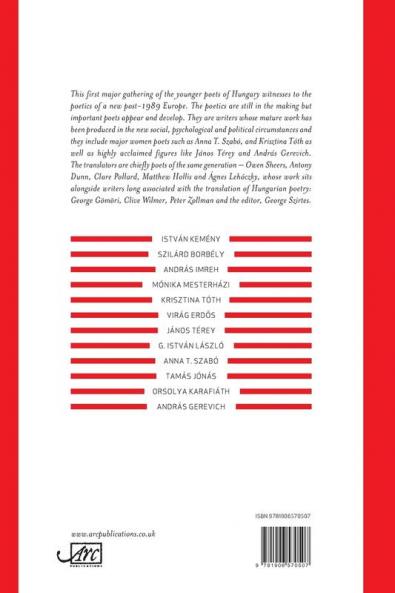New Order: Hungarian Poets of the Post 1989 Generation (ARC Publications Anthologies in Translation)