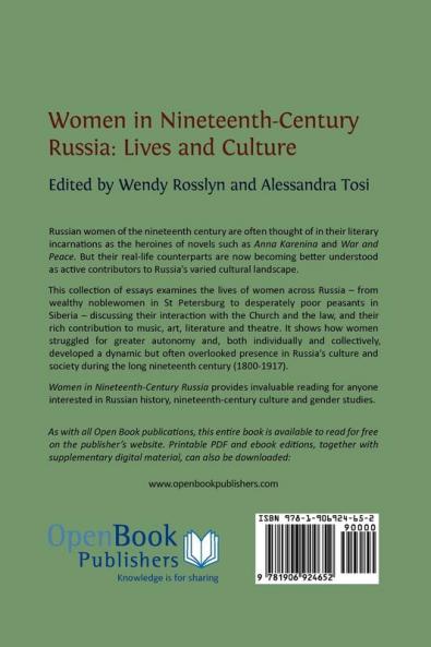 Women in Nineteenth-Century Russia