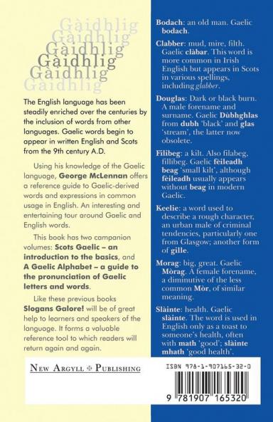 Slogans Galore!: Gaelic Words in English