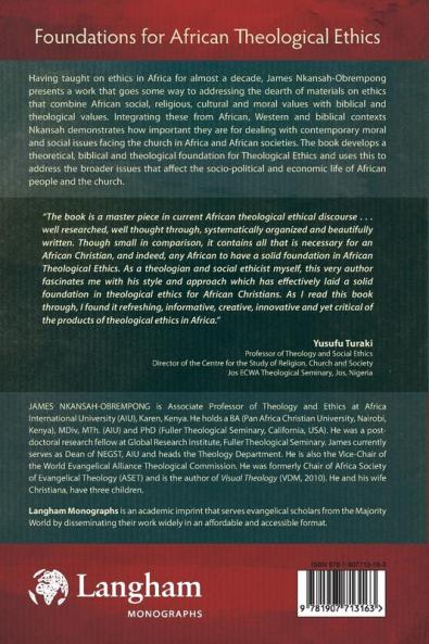 Foundations for African Theological Ethics