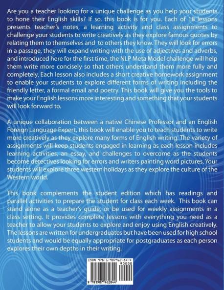 Teacher's Manual - Creative Writing For English as Foreign Language Learners