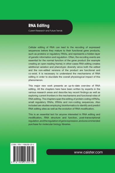 RNA Editing: Current Research and Future Trends