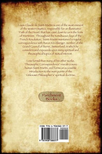 Theosophic Correspondence Between Saint-Martin & Kirchberger