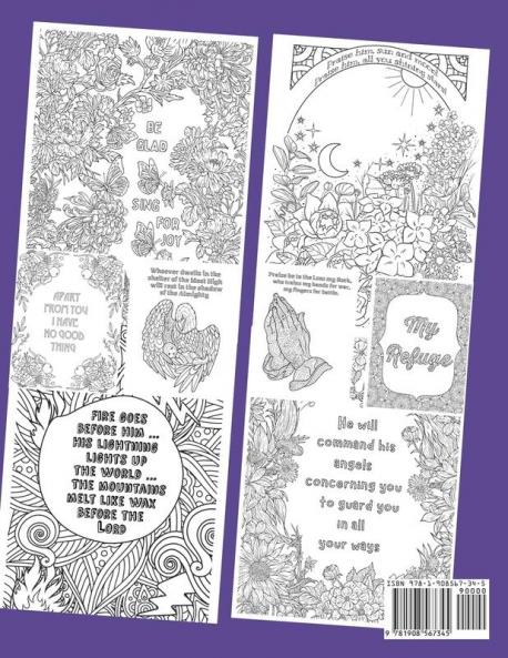 Psalms Bible Coloring Book For Adults
