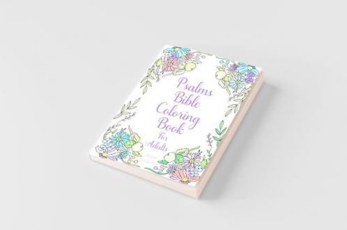 Psalms Bible Coloring Book For Adults