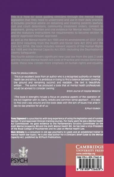 A Clinician's Brief Guide to the Mental Health Act
