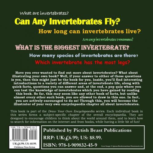 Draw Your Own Encyclopaedia Invertebrates: 6