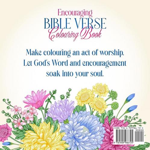 Encouraging Bible Verse Colouring Book