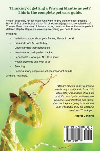 Praying Mantis Ultimate Care Guide