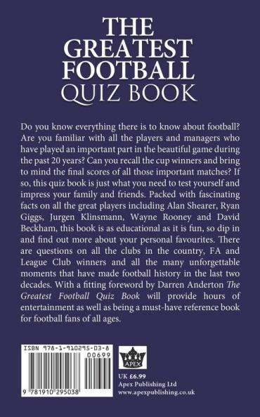 The Greatest Football Quiz Book