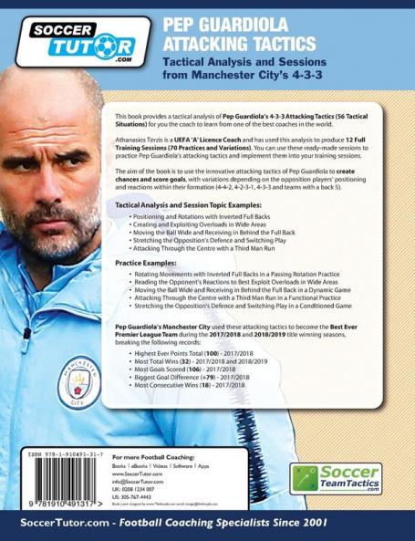 Pep Guardiola Attacking Tactics - Tactical Analysis and Sessions from Manchester City's 4-3-3