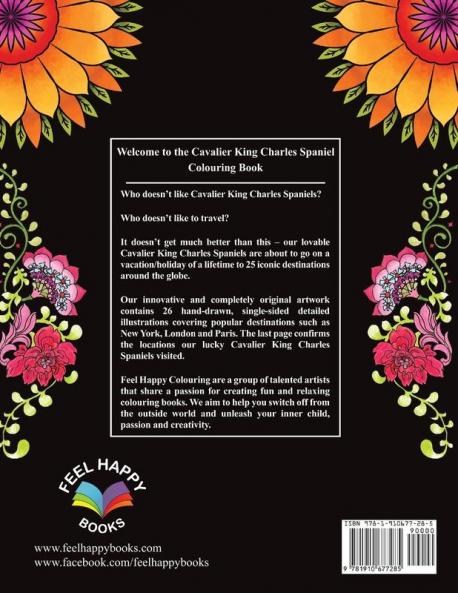 Cavalier King Charles Spaniel Colouring Book