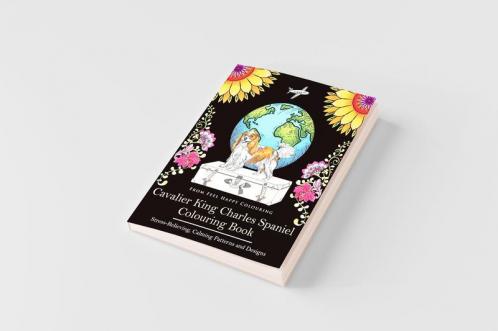 Cavalier King Charles Spaniel Colouring Book