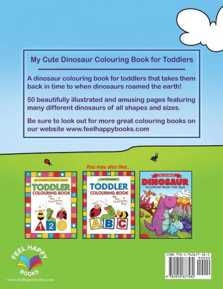 My Cute Dinosaur Colouring Book for Toddlers