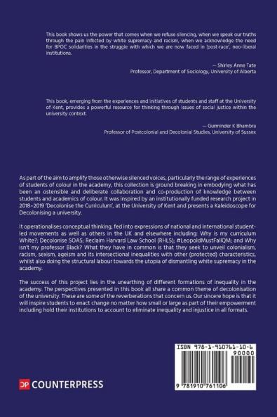 Towards Decolonising the University