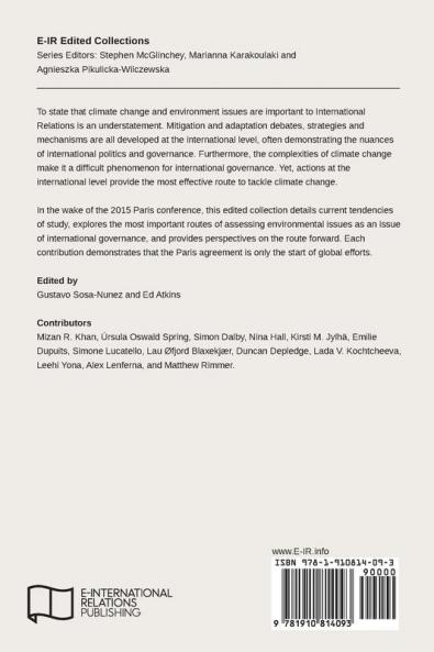 Environment Climate Change and International Relations