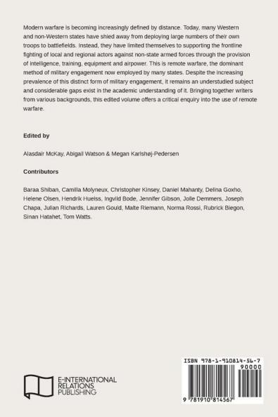 Remote Warfare: Interdisciplinary Perspectives