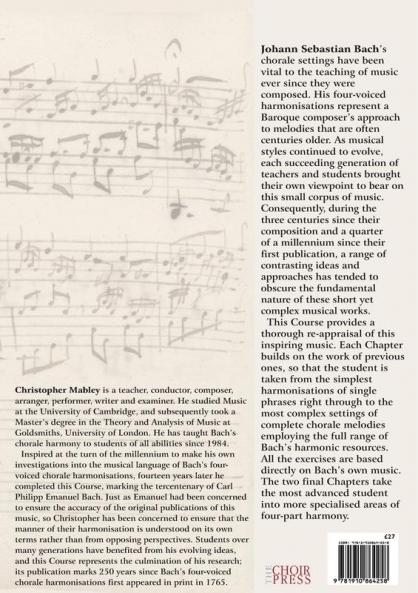 Bach's Authentic Chorale Harmony - Workbook