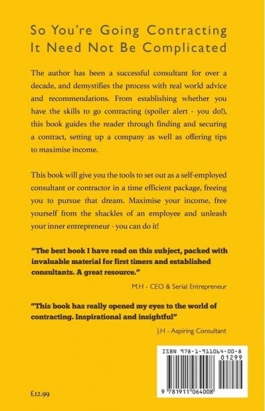 So You're Going Contracting: Unleash your Inner Entrepreneur