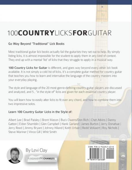 Country Guitar Heroes - 100 Country Licks for Guitar