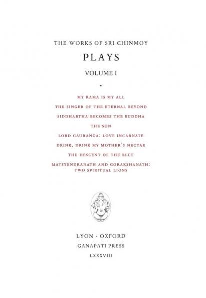 Plays I: 13 (Works of Sri Chinmoy)