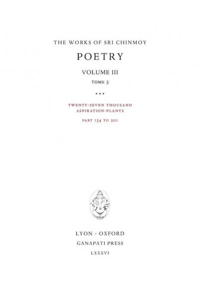Poetry III tome 3