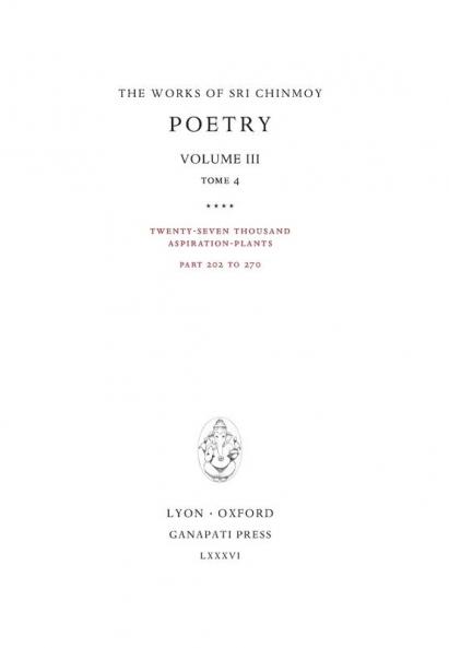Poetry III tome 4
