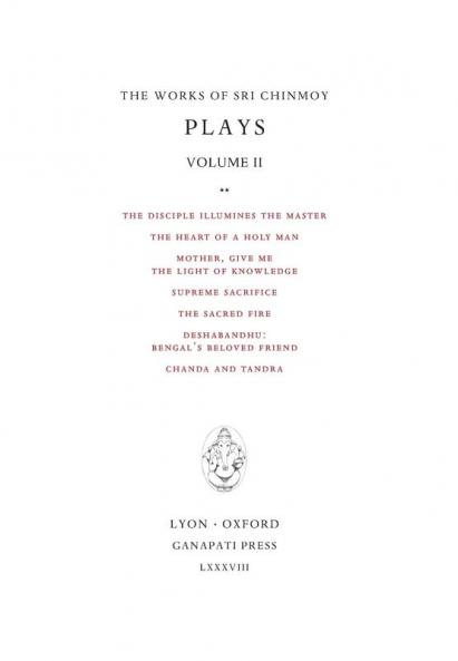Plays II: 23 (Works of Sri Chinmoy)