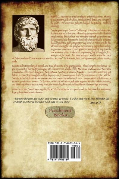 The Trial and Death of Socrates: With 32-Page Introduction Footnotes and Stephanus References by F.C. Church Translator (Aziloth Books)