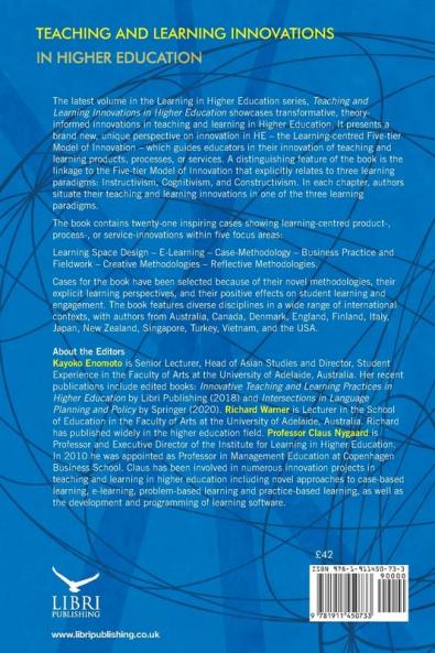 Teaching and Learning Innovations in Higher Education