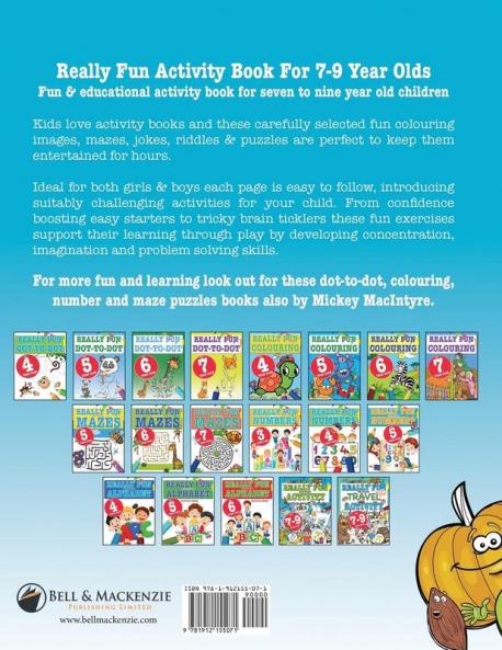 Really Fun Activity Book For 7-9 Year Olds