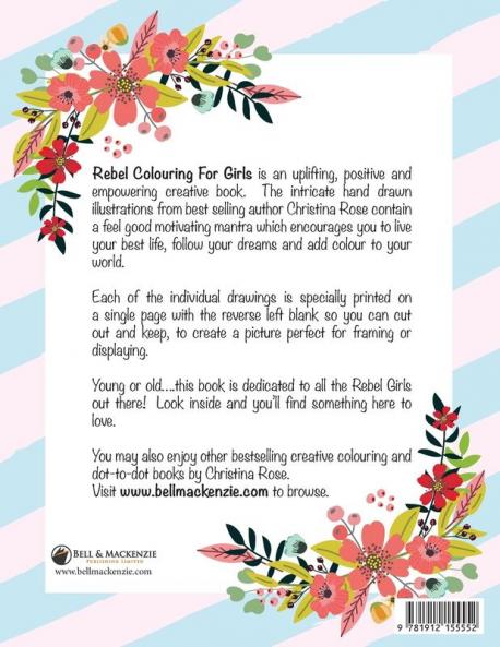 Rebel Colouring For Girls