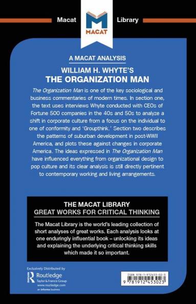 Analysis of William H. Whyte's The Organization Man