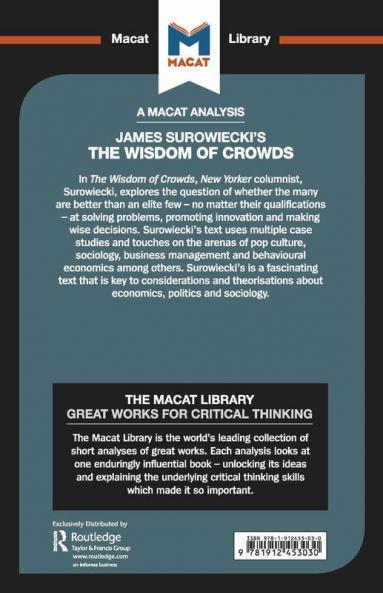 Analysis of James Surowiecki's The Wisdom of Crowds